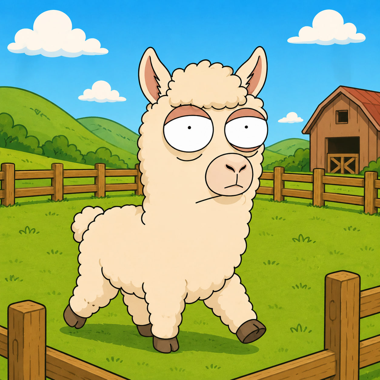 Al Paca running